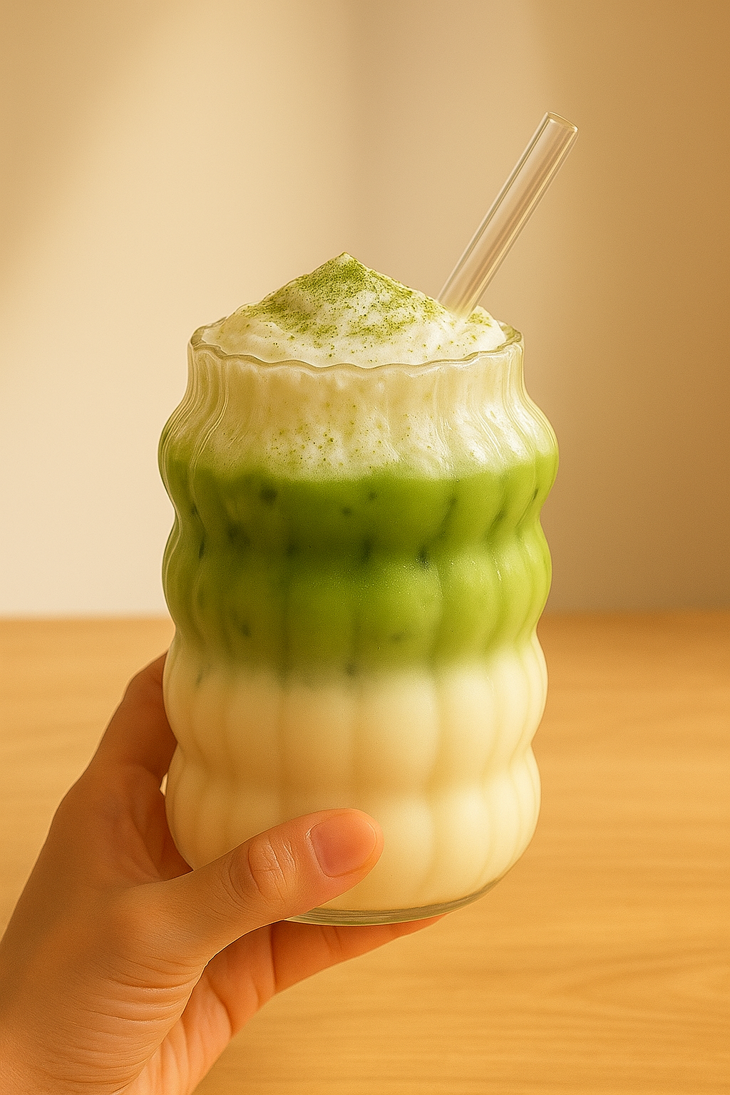 Ribbelglas - Iced Coffee Glas