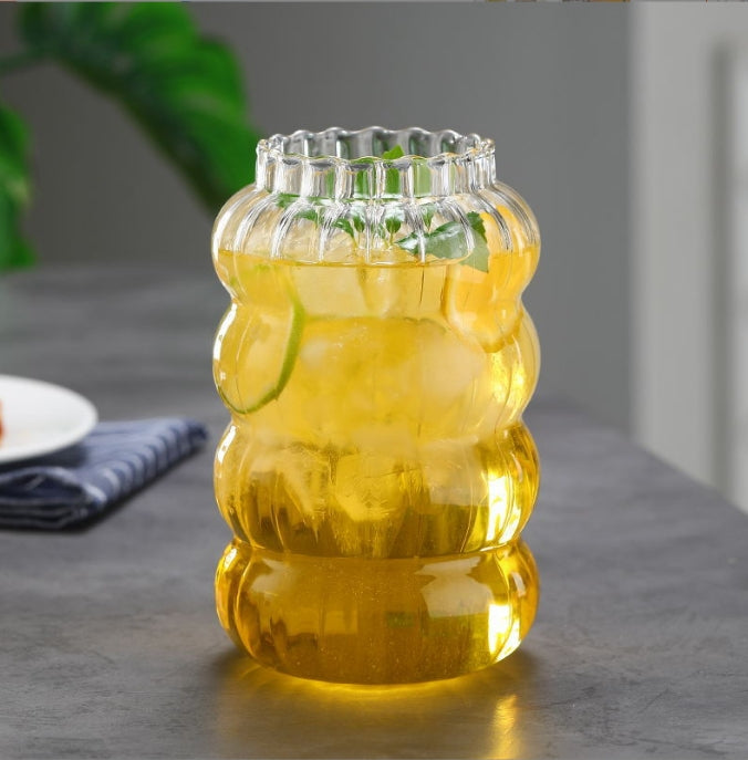 Ribbelglas - Iced Coffee Glas