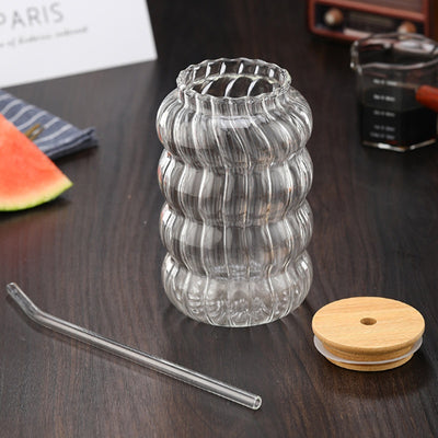 Ribbelglas - Iced Coffee Glas