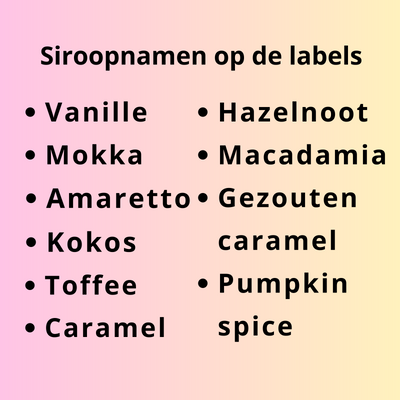 Schenkfles 2st inclusief labels